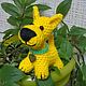 The knitted toy 'Cute dog', Stuffed Toys, Tsivilsk,  Фото №1