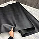 Luxury Tannery Black (1,3-1,5 мм), цв. Черный, натуральная кожа. Кожа. Prima Pelle (Марина). Ярмарка Мастеров.  Фото №4