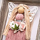 Macrame doll in grey photo frame. Interior doll. Textile Shop Natalya. My Livemaster. Фото №10