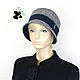 Elegant women's tweed hat 'Slouch'. Hats1. Mishan (mishan). My Livemaster. Фото №5