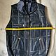 Men's sheepskin vest 46-48. Mens vests. Warm gift. Online shopping on My Livemaster.  Фото №2