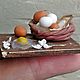 Food for dolls - Board with eggs for dollhouse miniature 1 12. Doll food. MiniDom (Irina). My Livemaster. Фото №5