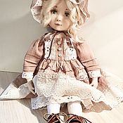 Одежда для кукол: Платьице  для Вальдорфской куклы 36 см