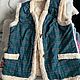 Women's sheepskin fur vest 56, Vests, Moscow,  Фото №1