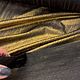  Gold and black stretch chiffon. Fabric. AVS -dressshop. My Livemaster. Фото №5