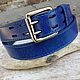 Men's belt made of buffalo leather.Under the jeans. Straps. Marik Leather Craft. My Livemaster. Фото №4