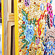 Дама с веером Густав Климт - Картина мозаика вышивка. Картины. Онлайн магазин картин ДОМ СОЛНЦА (irina-bast). Ярмарка Мастеров.  Фото №6