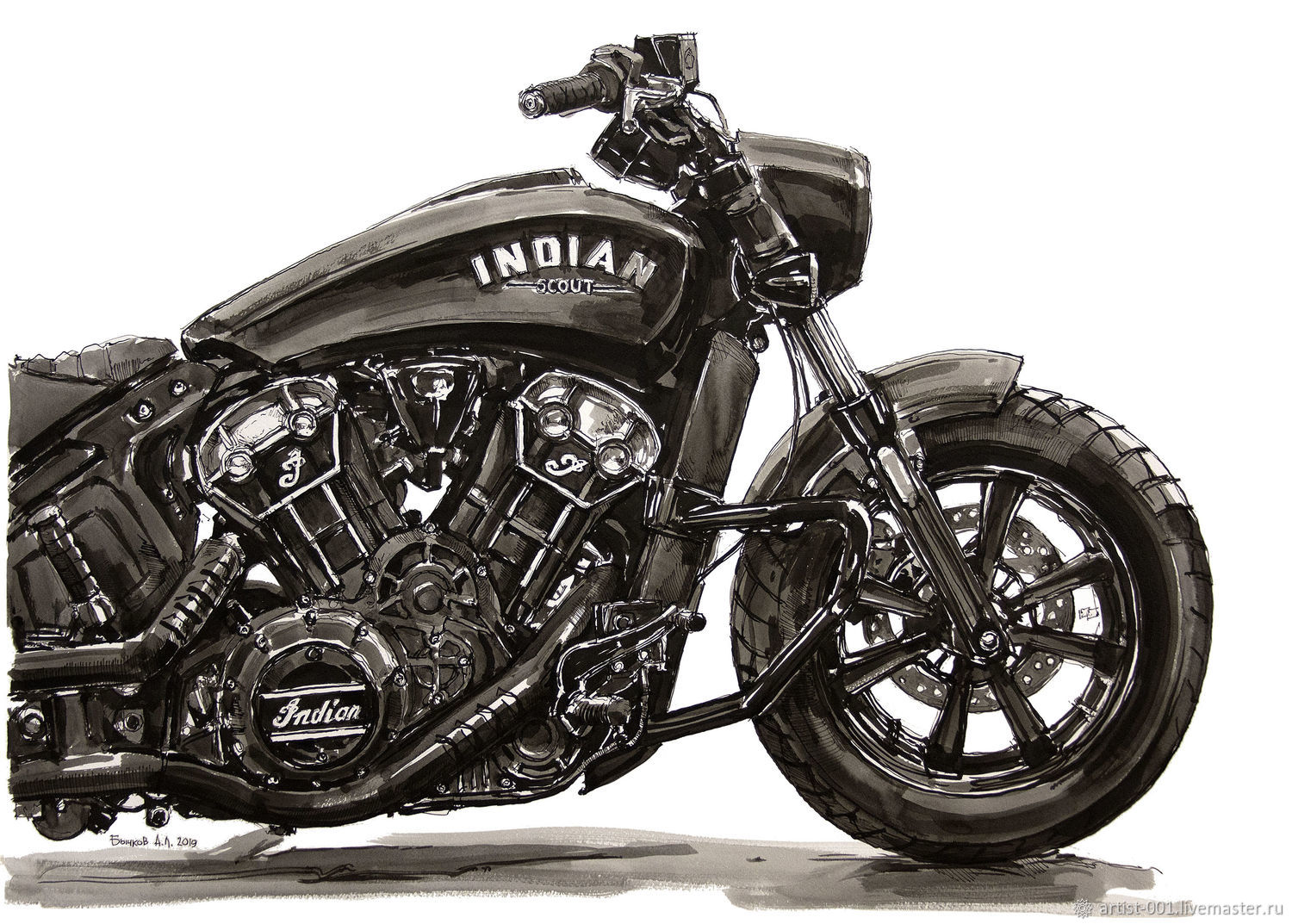 Indian Bobber мотоциклы