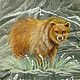 Altai Krai Bear Magnet from stone Painted stone, Magnets, Zmeinogorsk,  Фото №1