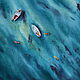 Картина Море с лодками акварелью. Картины. ArtisTata. Ярмарка Мастеров.  Фото №6