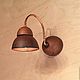 Wall ceramic lamp 'Curve'. Sconce. Light Ceramics RUS (svetkeramika). My Livemaster. Фото №4