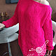 Bright and juicy raspberry sweater, simple effective and very stylish, Sweaters, Krivoy Rog,  Фото №1