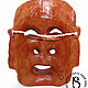 Carved mask made of wood 'Hotei'. Interior masks. Carved masks from Serg Bula. My Livemaster. Фото №4