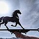 A weathervane on the roof 'Horse'. Vane. arnometaldecor. Online shopping on My Livemaster.  Фото №2