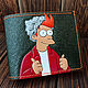 Meme Wallet Philip J. Fry  Futurama. Wallets. CrazyLeatherGoods. Online shopping on My Livemaster.  Фото №2