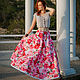 Boho long skirt 'may rose', Skirts, Anapa,  Фото №1