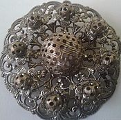 Винтаж: Набор  комплект украшений из серебра кольцо и серьги 