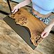 Tray made of elm slab with epoxy resin. Trays. Stolyarnoe pr-vo U.LOFT (g. Ivanovo). Интернет-магазин Ярмарка Мастеров.  Фото №2