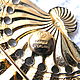 Silver Fan brooch, Napier, USA, rolled gold, patent 1955. Vintage brooches. Rarities. My Livemaster. Фото №5