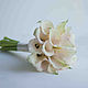 Букет невесты из нежно розовых калл, Свадебные букеты, Москва,  Фото №1