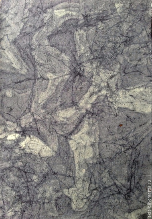 'Juicy prunes' Paper batik marble pattern, Scrapbooking paper, Moscow,  Фото №1