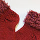 Socks for girls warm, burgundy color / Socks with fur. Socks and tights. izjuminka-. My Livemaster. Фото №5