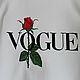 T-shirt from the footer ' in the style of Vogue'. T-shirts. hrom2483. My Livemaster. Фото №6
