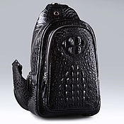 Сумки и аксессуары handmade. Livemaster - original item Men`s shoulder bag made of genuine crocodile leather IMA0542B1. Handmade.