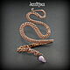 Заказать Браслет  "Змейка" с аметистом. JazzBijoux ДжазБижу (Елена Сафронова). Ярмарка Мастеров. . Браслет жесткий Фото №3