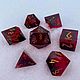 Дайсы ручной работы для DnD (Dungeons and Dragons) Burmese Ruby. Фишки и кости. Fantasy Minis. Ярмарка Мастеров.  Фото №4
