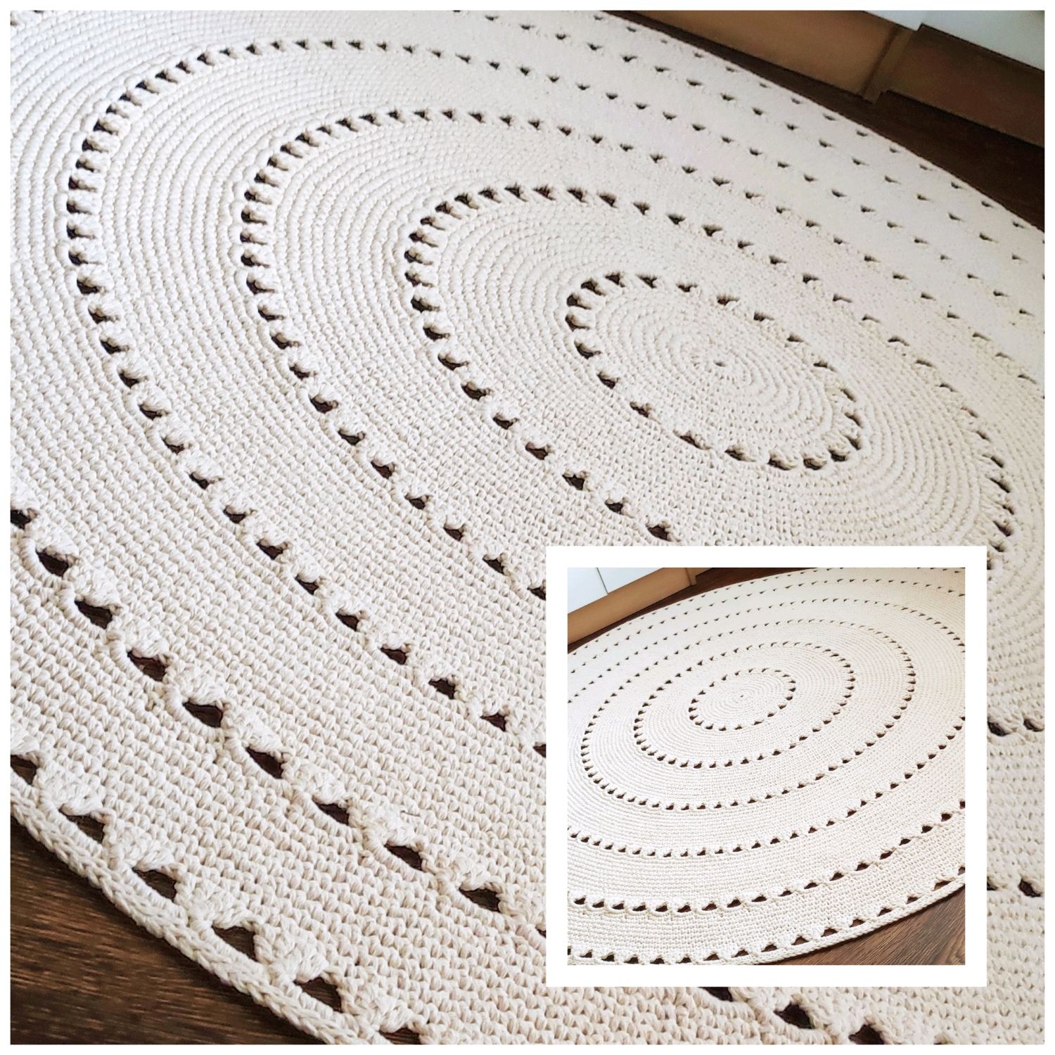 Ковер из хлопка в интернет-магазине Ярмарка Мастеров по цене 6100 ...