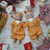 Textile doll Games doll Interior doll kitty