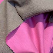Материалы для творчества handmade. Livemaster - original item Fabric: Cotton jersey pink, graphite. Handmade.