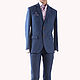 Men's suit of blue linen, Mens suit, Penza,  Фото №1