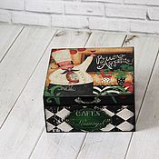 Для дома и интерьера handmade. Livemaster - original item Box: French cafe. Handmade.