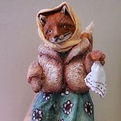 Куклы и игрушки handmade. Livemaster - original item Cotton Christmas toy Fox.. Handmade.