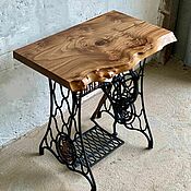 Для дома и интерьера handmade. Livemaster - original item Table on a cast-iron bed made of a slab of elm 