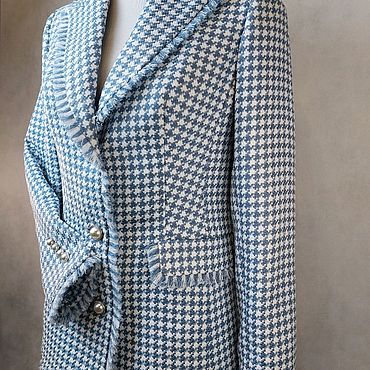 Твидовый пиждак. Knyazeva_pro_atelier. Одежда женская ручной работы - Ярмарка Мастеров Одежда женская ручной работы. Ярмарка Мастеров - ручная работа Твидовый пиждак. Handmade.