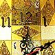 Заказать Часы настенные с витражной росписью  Настроение. Татьяна Роспись стекла (vtatyana66). Ярмарка Мастеров. . Часы классические Фото №3