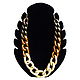 Fashion Necklace Chain Tricolor Leather color Gold Bronze Chain, Chain, Moscow,  Фото №1