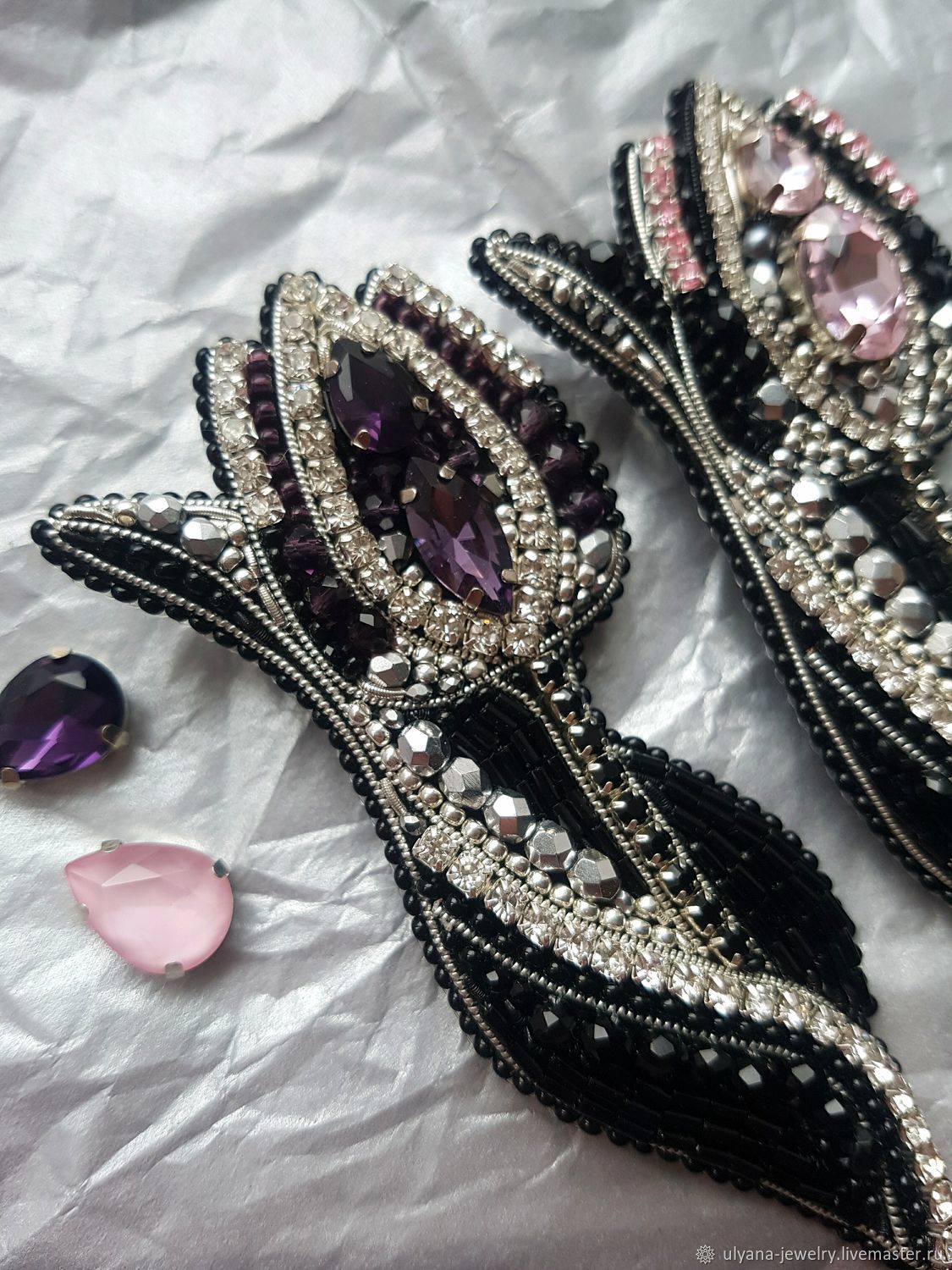 Брошь тюльпан – заказать на Ярмарке Мастеров – IA10BRU | Брошь-булавка ...