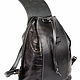 Order Womens leather backpack 'Geisha' black. Russian leather Guild. Livemaster. . Backpacks Фото №3