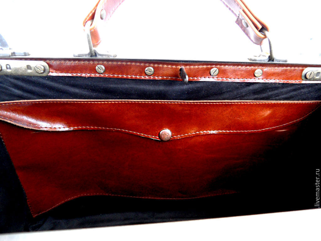 ПРЕСТИЖ 40 см саквояж из кожи внутри и снаружи в интернет-магазине ...