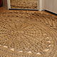 Carpet jute openwork oval. Floor mats. Ekostil. My Livemaster. Фото №4