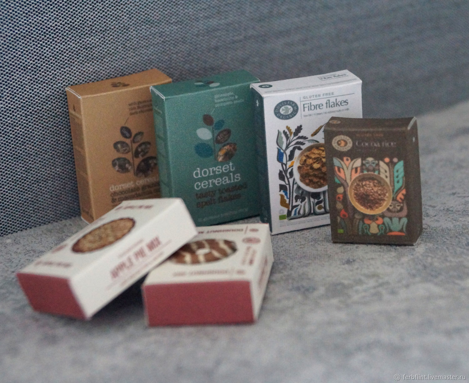 Набор коробочек-упаковок в масштабе 1:6 купить в интернет-магазине ...