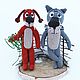 Пёс и волк, Амигуруми куклы и игрушки, Печора,  Фото №1