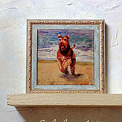 Картины и панно handmade. Livemaster - original item Picture Dog Decorative Panels to Buy dogs pattern. Handmade.