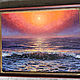 Order Oil painting 'Sunset on sea', seascape. Zhanne Shepetova. Livemaster. . Pictures Фото №3