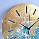 Настенные часы 30 см с бесшумным часовым механизмом. Часы классические. CRISTALWUD. Интернет-магазин Ярмарка Мастеров.  Фото №2