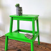 Для дома и интерьера handmade. Livemaster - original item Summer Birch chair, stool - ladder, step, bookcase, stepladder. Handmade.